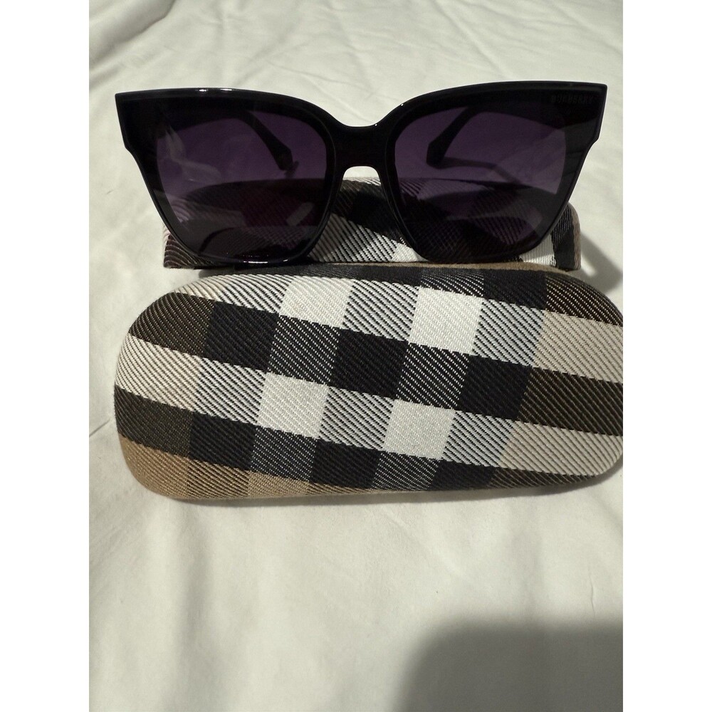Burberry Heritage House Check Square Sunglasses (Model B 4164, Color 3001/8G)